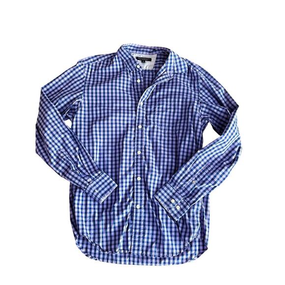 Banana Republic Men’s Purple Gingham Shirt Size M - Picture 4 of 5